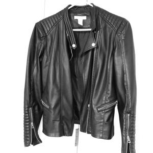 Vegan leather jacket